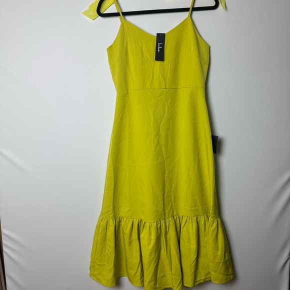 Lulu's Lemon Lime Sundress with Bows - Picture 7 of 10